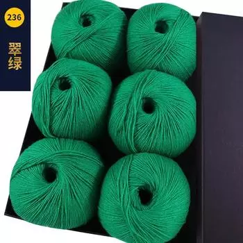 Пряжа из смеси хлопка и альпаки 6 клубков*300 г Кашемировая пряжа Ручная работа шарф DIY Материал Сумка Шерсть Кашемировый шарф для начинающих