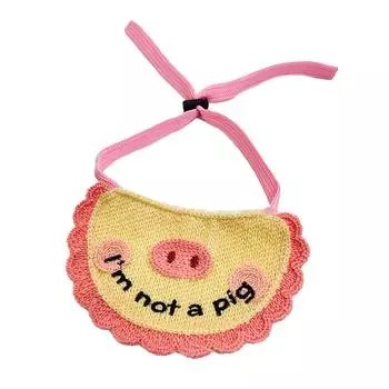 Пряжа Pet слюнявчик полотенце нарядный милый мягкий регулируемый полукруглый шарф для домашних животных для собак кошек