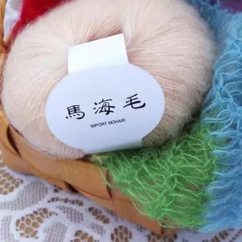 Пряжа Puntos Soft Mohair Cashmere Knitting шерстяная пряжа DIY шаль шарф шапка крючком нить
