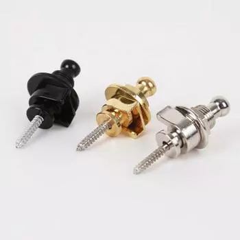 Пряжка для гитарного ремня, противоскользящий ремень для электрогитары, гвозди, ремешок против царапин, хвостовой гвоздь, аксессуары для музыкальных инструментов чёрный