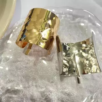 Пряжка для хвоста в богемном стиле, простая металлическая медная литая вогнутая и выпуклая пряжка для волос, ретро-зажим, вилка для волос, зажим для прически