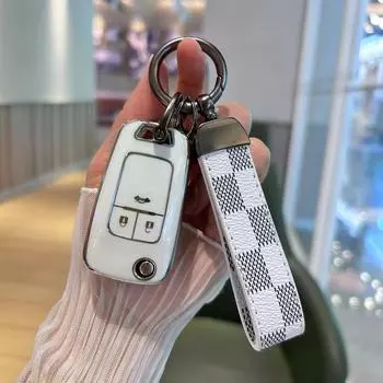 Пряжка для ключей Buick GL8 Yinglang LaCrosse Regal, Chevrolet Cruze Malibu и Sail. Buick old model folding three-button single shell фиолетовый