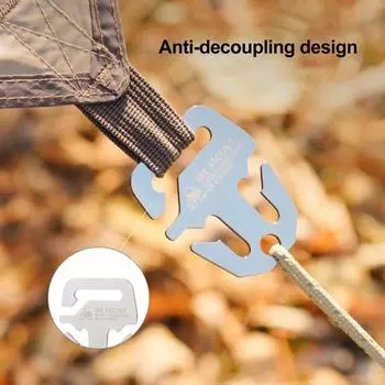 Пряжка для крепления навеса из нержавеющей стали, портативная, легкая, прочная, для крепления троса навеса