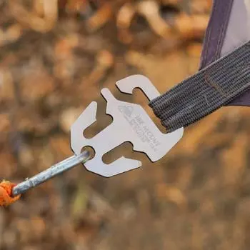 Пряжка для крепления навеса из нержавеющей стали, портативная, легкая, прочная, ветрозащитная, для крепления троса навеса