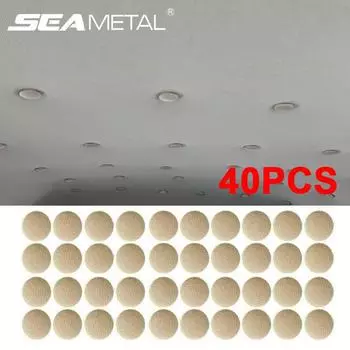 Пряжка для крыши автомобиля из SEAMETAL, 40 шт./компл., универсальная крепежная винтовая крышка, внутренняя потолочная ткань автомобиля, пряжки для ремонта крыши автомобиля Plaid серый