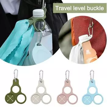 Пряжка для переноски бутылки с водой для путешествий на открытом воздухе с тремя отверстиями