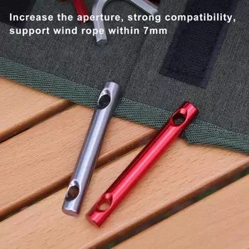 Пряжка для регулировки навеса палатки Высокопрочный алюминиевый сплав Заземляющий гвоздь Ветрозащитная пряжка Аксессуары для уличной палатки Кемпинг Пеший туризм Зажим для ветровой веревки синий