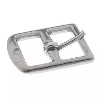 Пряжка для ремня из нержавеющей стали, аксессуары для конного спорта 45 x 35m серебряный