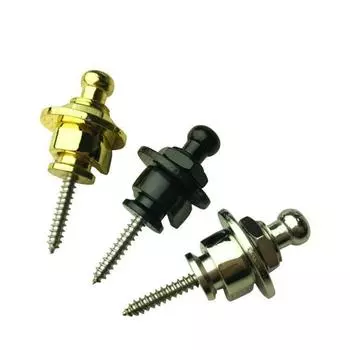 Пряжка для ремня музыкального инструмента, пряжка, препятствующая падению, гвоздь для хвоста, гвоздь для грифа гитары, аксессуары, препятствующие падению, нескользящие One Size чёрный