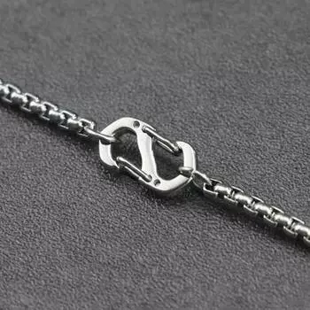 Пряжка для рюкзака из нержавеющей стали S-образный карабин с замком для мини-рюкзаков для отдыха на природе, крючок для багажа, противоугонный ключ-замок 17mm