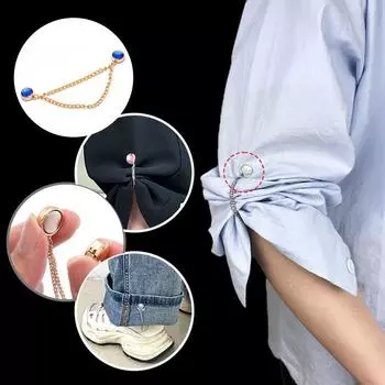 Пряжка для талии без гвоздей, металлическая, магнитная, аксессуары для одежды, регулируемая пряжка