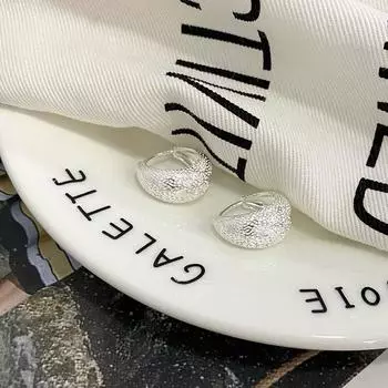 Пряжка для ушей в форме капли воды, нишевый дизайн, ощущение тяжелой промышленности, текстура, мода, индивидуальность, серьги, новый стиль