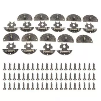 Пряжка для замка коробки, антикварная металлическая, прочная, устойчивая, винтажная, ювелирная, застежка-защелка для ящика с инструментами, деревянная