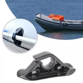 Пряжка для защитного троса, прочная, простая в установке, пряжка для весла с защитой от потери, держатель для весла для каяка, каноэ, зажим для весла, аксессуар для каяка чёрный