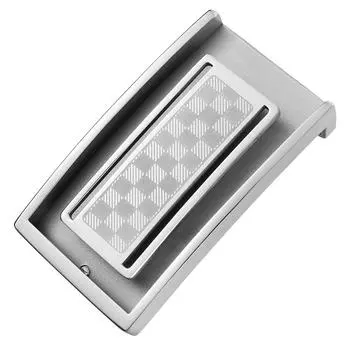 Пряжка из гладкой нержавеющей стали, мужская деловая перфорированная пряжка для ремня Ly35-61584