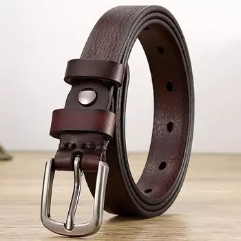 Пряжка из натуральной коровьей кожи в стиле ретро, ручная работа, ремень из натуральной коровьей кожи, универсальный ремень из джинсовой ткани в гонконгском стиле, простой женский ремень, повседневный Tide 103cm