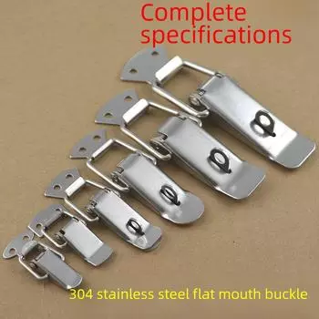 Пряжка из нержавеющей стали с пружиной для защиты от кражи для изоляционных и деревянных ящиков для инструментов 007 buckle
