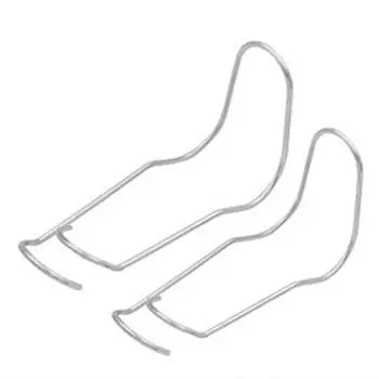 Пряжка из пружинной стальной проволоки, стальные принадлежности 10 шт., для поддержки цветов, садовой теплицы, труба, верхнее серебро, высокое качество 11-11mm