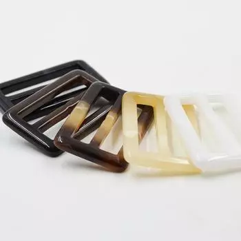 Пряжка из резины для мужских и женских пальто, ветровок, рюкзаков и ремней - регулируемый аксессуар Inner diameter 3 cm темно-коричневого