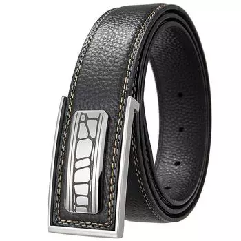 Пряжка из вольфрамовой стали, модный ремень первого слоя, мужская гладкая пряжка из нержавеющей стали Ly35-61827-8