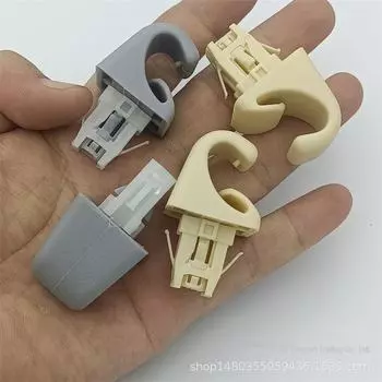 Пряжка кронштейна солнцезащитного козырька для автомобилей Toyota (AV4, Камри, Прадо, Виос, Королла, Рейз) и БИД null покинуть белый