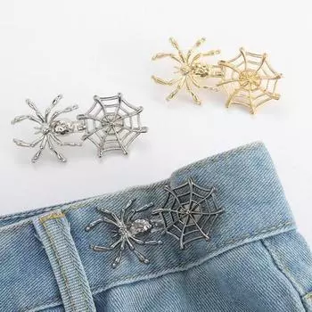 Пряжка на талии Джинсовая посадка Застежки-кнопки Джинсовые пуговицы для свободных джинсов Юбки чёрный