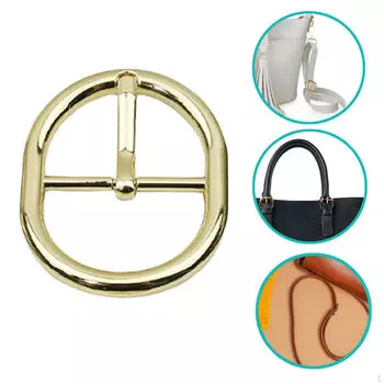 Пряжка с центральной планкой, классическая металлическая пряжка для ремня с одним зубцом для мужчин и женщин, джинсовая обувь для тяжелых условий эксплуатации 2.5cm