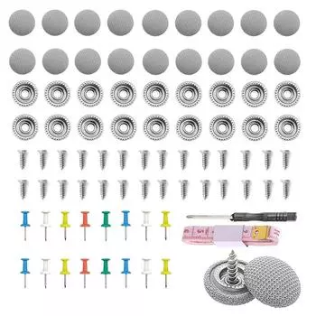 Пряжки для крыши салона автомобиля с установочными инструментами Уход за тканевыми крепежными винтами для потолка Ремонт заклепок для тканевых пряжек