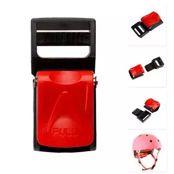 Пряжки для мотоциклетного шлема с быстросъемной пряжкой, зажим для подбородочного ремня для шлема для мотоцикла, универсальная быстросъемная пряжка красный