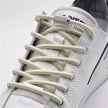 Пряжки для шнурков No-Tie Lazy – легкое и регулируемое крепление One Size бежевый