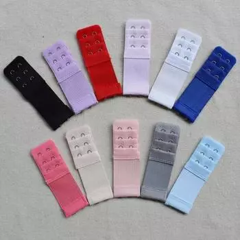 Пряжки крючки женские бюстгальтер удлинитель ремешок 3 ряда регулируемый ремень пряжка удлинитель ремешок крючок клип расширитель бюстгальтер аксессуары 1pc белый