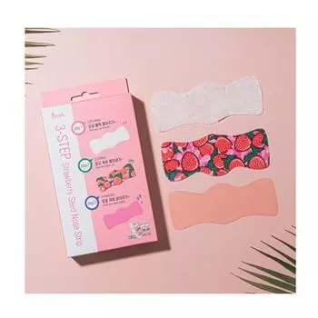 PRRETI 3-Step Strawberry Seed Nose Strip 3Kit