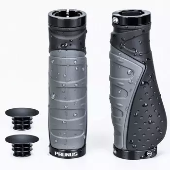 PRUNUS0702 Велосипедная ручка, руль, противоударный, водонепроницаемый, эргономичный, MTB, алюминиевый, двойной, подходит для большинства гоночных автомобилей, горных велосипедов