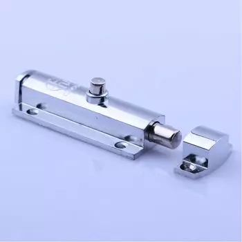 Пружина из цинкового сплава для дверного замка для туалета, дверной болт, болтовой замок серебряный