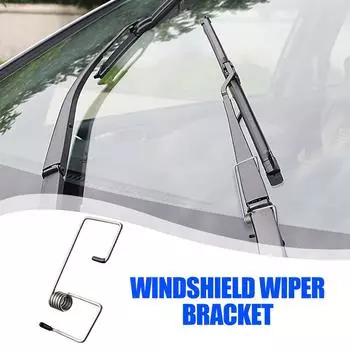 Пружина усилителя рычага стеклоочистителя Пружина натяжения рычага стеклоочистителя повышает производительность стеклоочистителя Инструмент для замены Пружина давления с высокой видимостью чёрный