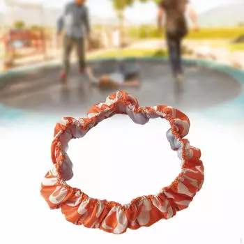 Пружинная крышка батута, защитная крышка по краям, оранжевая замена. Легко устанавливается и очищается. Круглый. 32inch 6 Holes