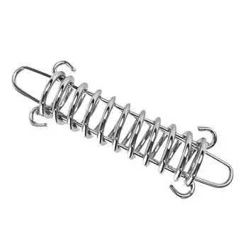 Пружинная пряжка для палатки, стальная, портативная, анти-ослабляющая, ветрозащитная, фиксированная пряжка для тента на открытом воздухе