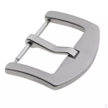 Пружинная пряжка из нержавеющей стали с матовой отделкой, 16–24 мм 18mm