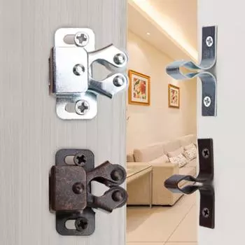 Пружинная пряжка защелка дверцы шкафа двойной роликовый фиксатор - винтажная мебель фурнитура аксессуары для кемпера RV шкаф ящик