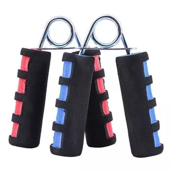 Пружинная рукоятка Губка для укрепления пальцев Тренажер для укрепления пальцев Укрепляющий тренажер Эспандер Тренировка рук Электроинструменты Предплечье Ca серый