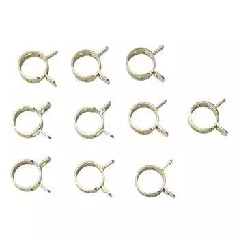 Пружинные зажимы для водопроводных труб, упаковка из 10 шт., равномерно распределяют давление 5mm