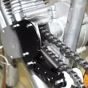 Пружинный натяжитель цепи Black Fit 49cc 66cc 80cc 2-тактный двигатель моторизованный велосипедный комплект натяжитель цепи электровелосипеда чёрный