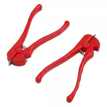 Пружинный зажим для моллюсков с пластиковой ручкой, гайки, плоскогубцы, зажим для морепродуктов, инструменты для дома зелёный