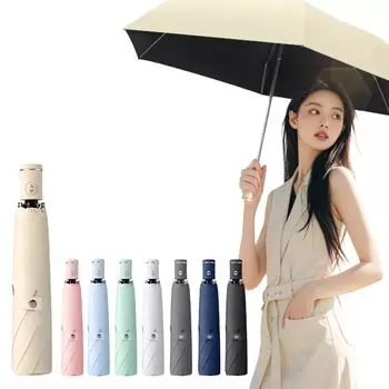 Prv, чем 220 г Большой складной зонт, который подходит как для солнечной, так и для дождливой погоды. Автоматическое открытие и большой сверхчувствительный температурный режим. Складывание с УФ-излучением и нагревом.