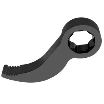 Pry Bar Wrench Adapter Adjustable Crowbar Adapter Heads Crowbar Tool Pry Tool Crow Bar Adapter Tool For Pry Bar Men Adults Crow чёрный