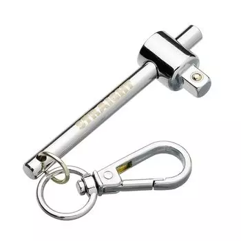 (ПРЯМО) Раздвижная ручка-брелок 75 мм Угол привода 1/4 (6,35) 33-037