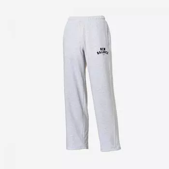 ПРЯМЫЕ БРЮКИ NEW BALANCE UNI CLUB NBMLEB1213 16 СВЕТЛО-СЕРЫЕ M