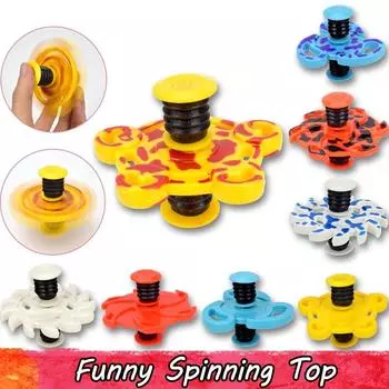 Прыгающие пружинные гироскопические игрушки для детей, ручные спиннеры, прыгающие игрушки, подарки для снятия стресса на пальцах для подростков и взрослых