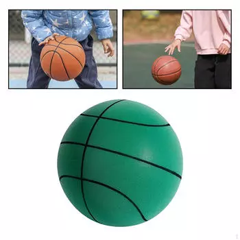 Прыгающий мяч, детский игрушечный мяч, легкий спортивный надувной мяч для тренировок в помещении, зелёный