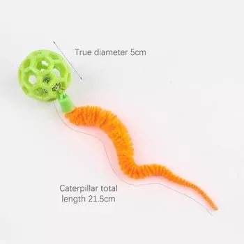 Прыгающий мяч с хвостом, игрушка для кошек, интерактивная игрушка для кошек, красочные прыгающие мячи, игрушки-головоломки, игрушки для кошек, устойчивые к укусам, товары для животных